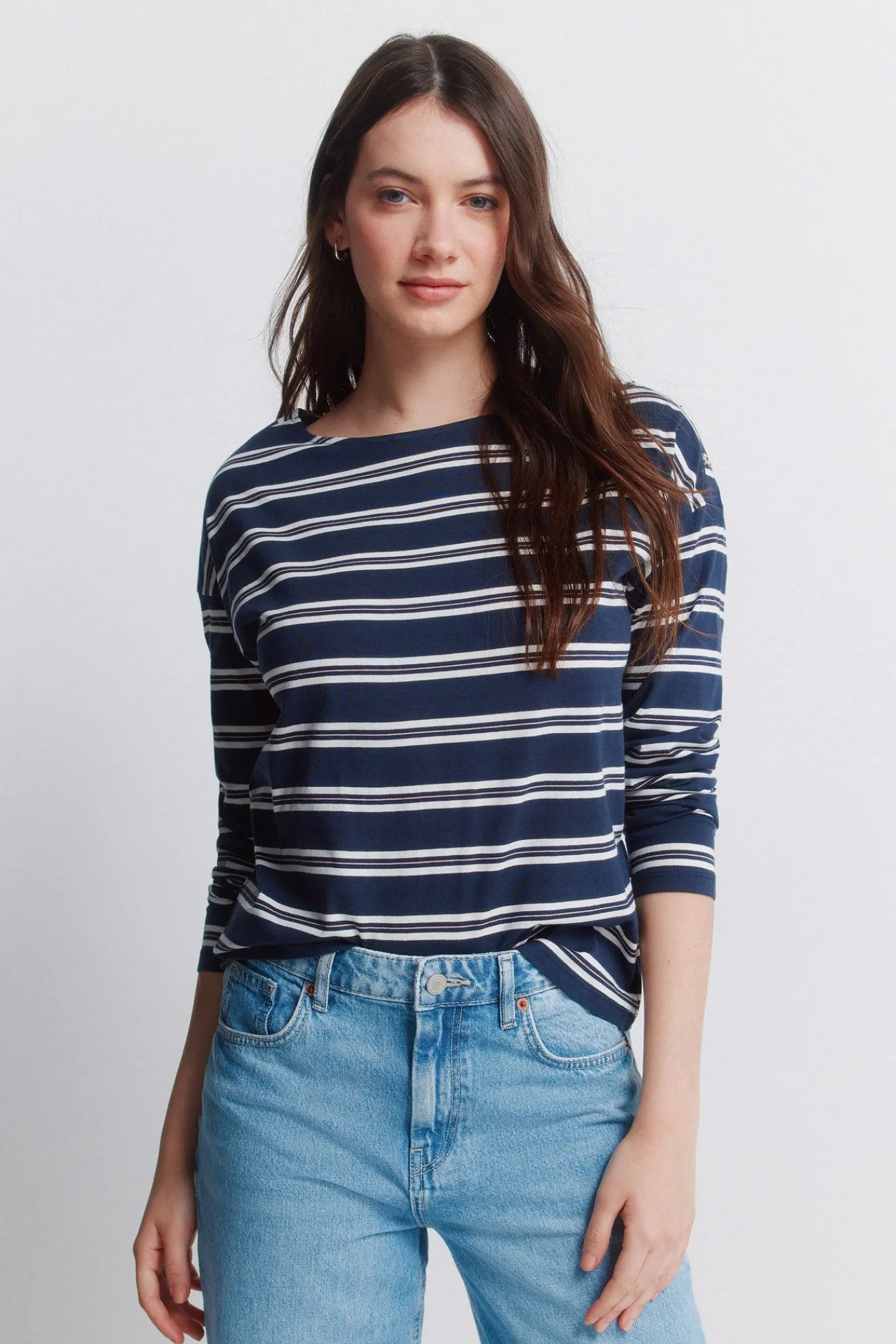 Clearance Springfield T-shirt boutons à l'épaule