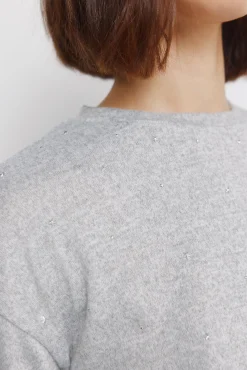 Outlet Springfield T-shirt clouté sur le devant