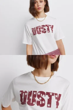 Clearance Springfield T-shirt col c&ocirc;tel&eacute; effet d&eacute;lav&eacute; marron