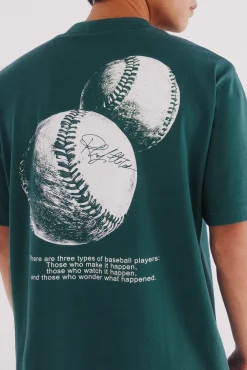 Discount Springfield T-shirt de baseball vert