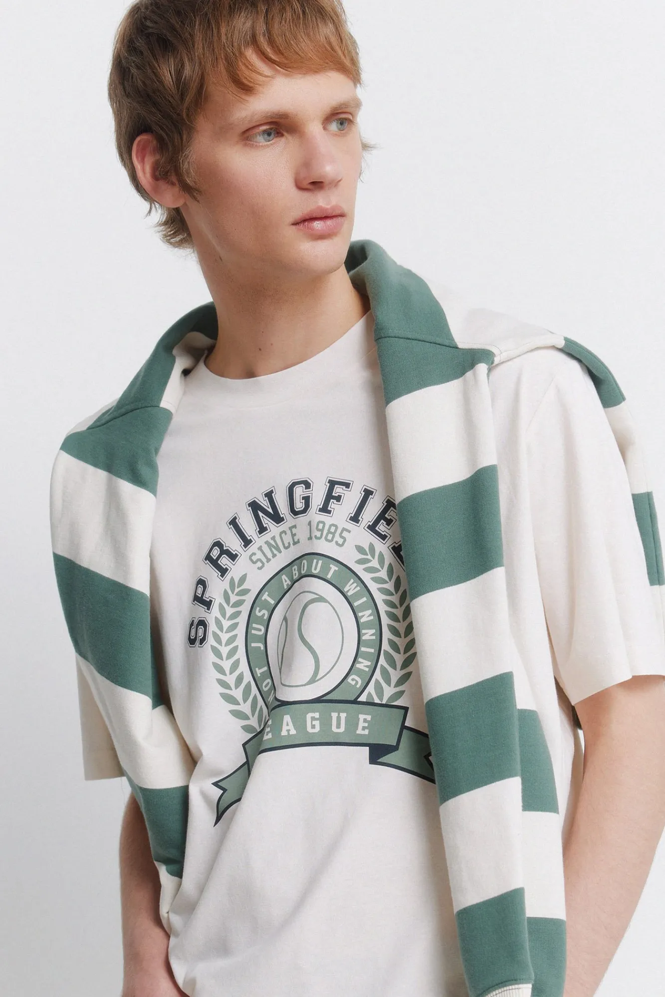 Sale Springfield T-shirt de sport à logo