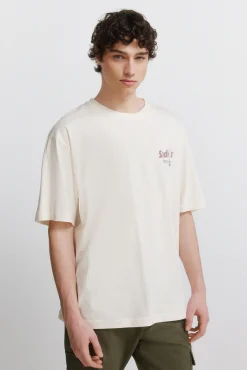 Online Springfield T-shirt décontracté blanc