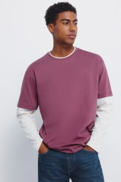 Hot Springfield T-shirt double à manche longues