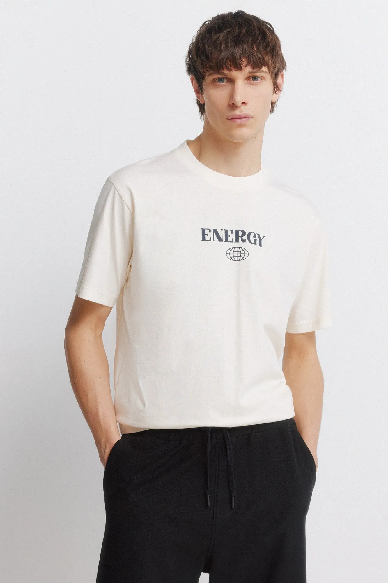 Hot Springfield T-shirt énergique blanc
