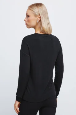 Clearance Springfield T-shirt en maille découpée en maille