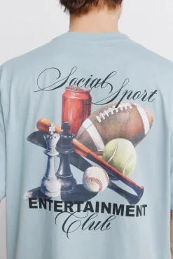 Clearance Springfield T-shirt entertaiment bleu