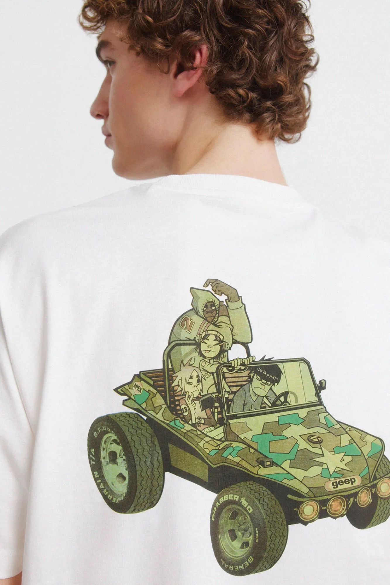 Springfield T-shirt Gorillaz beige