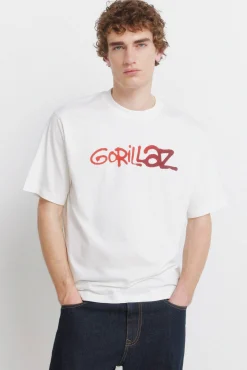 Springfield T-shirt Gorillaz beige