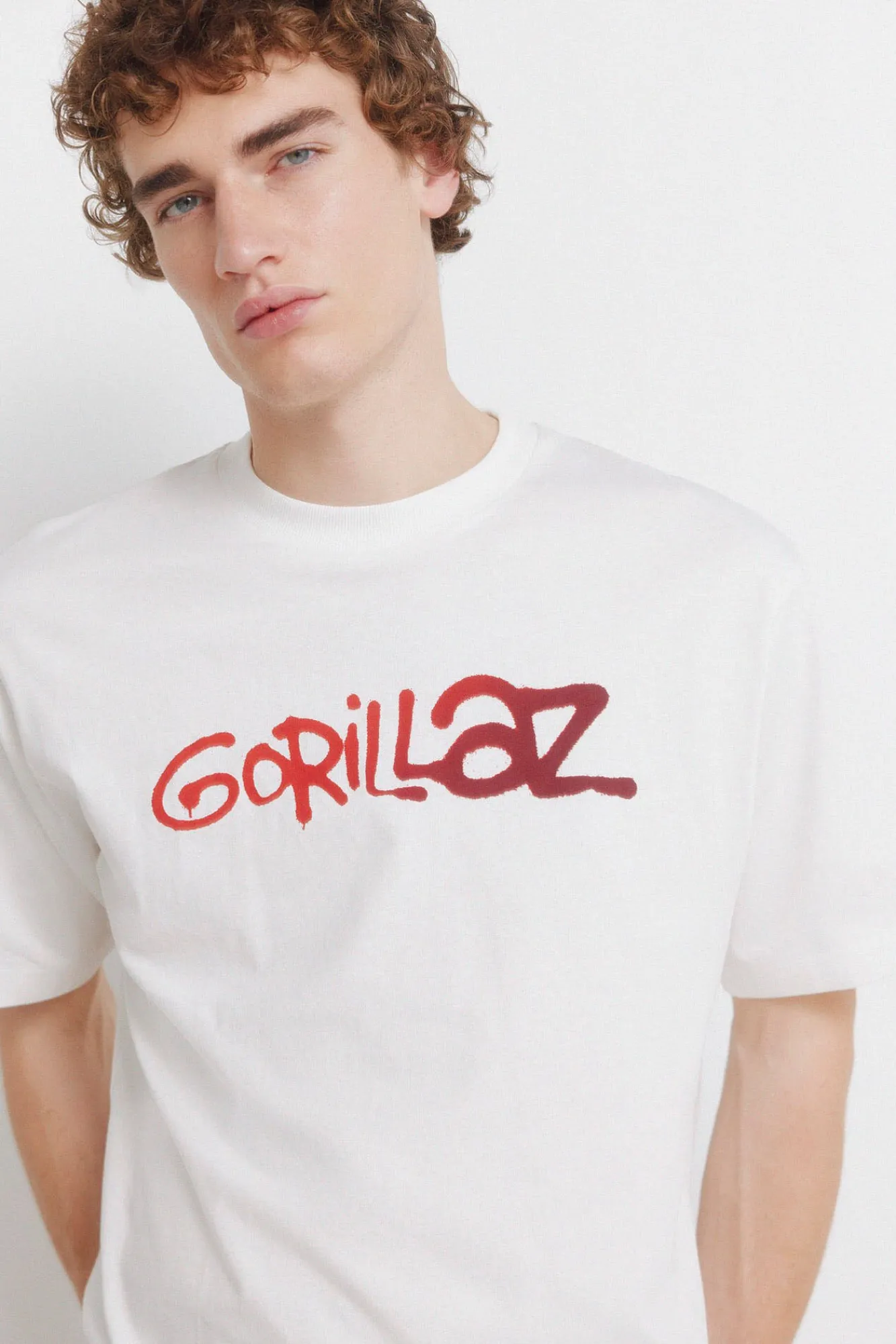 Springfield T-shirt Gorillaz beige
