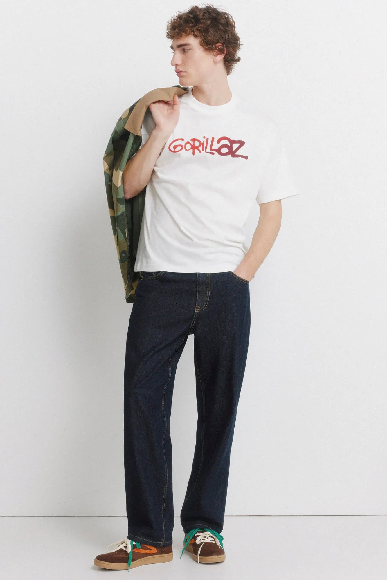 Springfield T-shirt Gorillaz beige