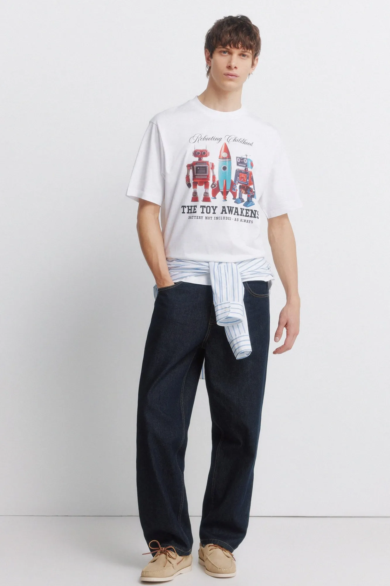 New Springfield T-shirt imprimé jouets blanc