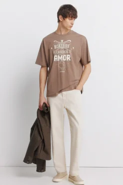 Springfield T-shirt imprimé remèdes maison nude