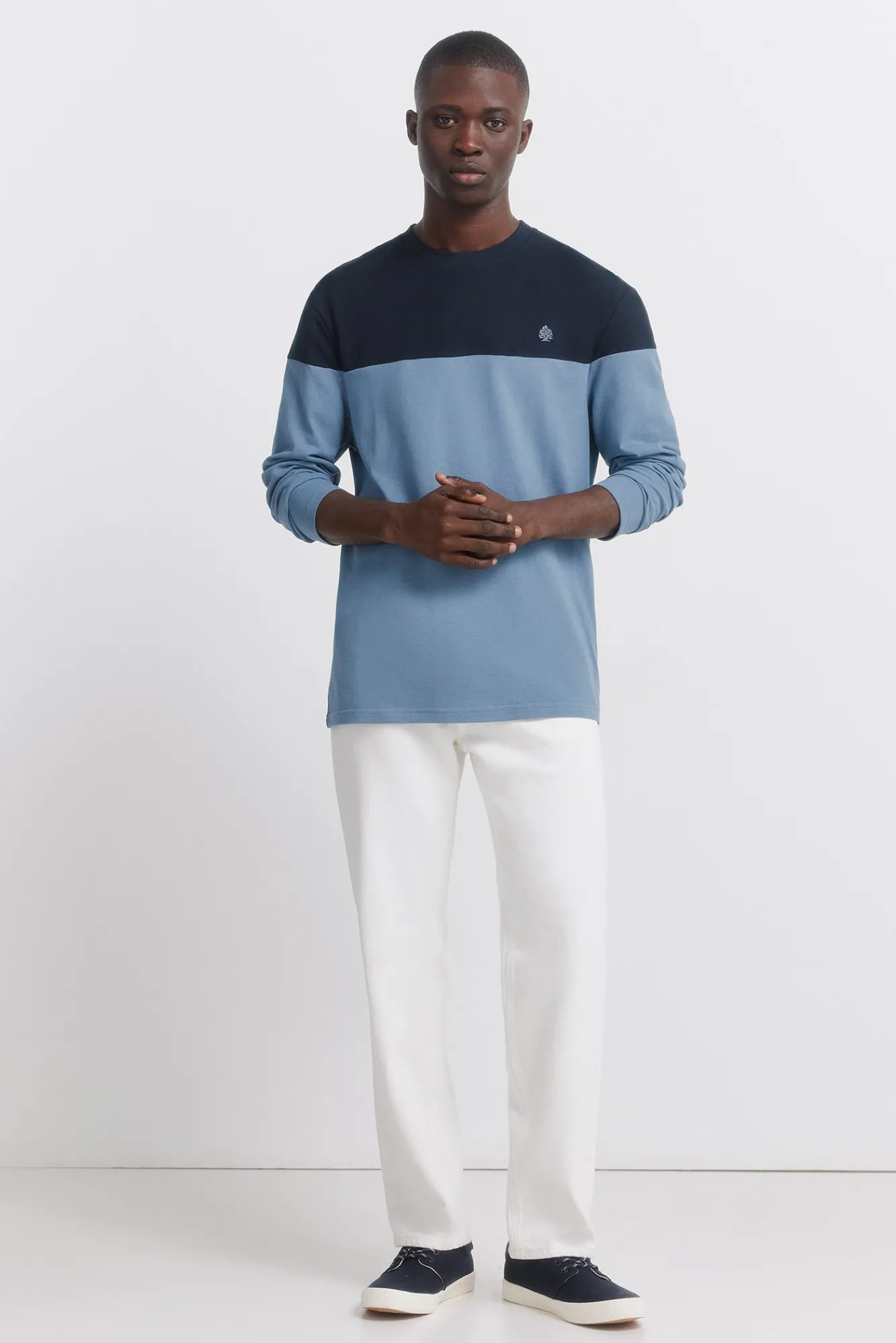 Hot Springfield T-shirt manches longues color block