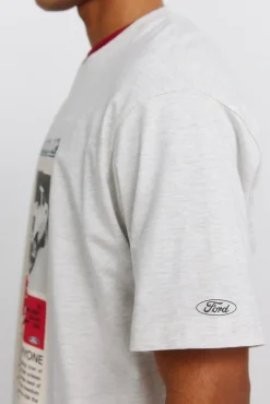 Outlet Springfield T-shirt Mustang Boss 429 gris