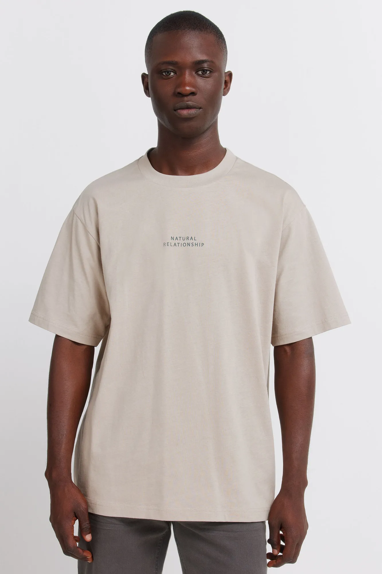 Online Springfield T-shirt naturel nude
