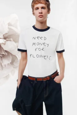 Best Springfield T-Shirt Need Money For Flowers beige