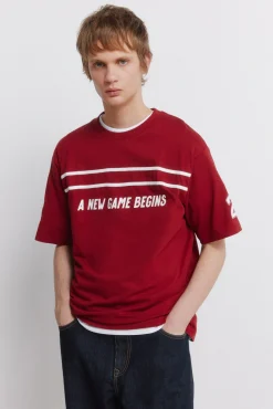 Outlet Springfield T-shirt new age rouge