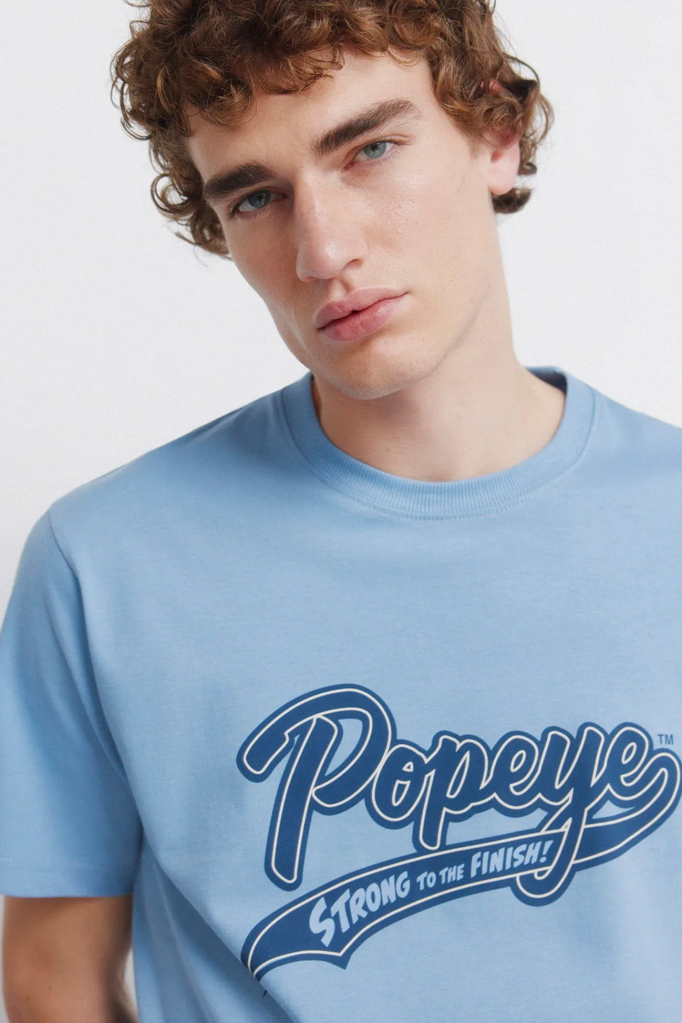 Sale Springfield T-shirt Popeye bleu