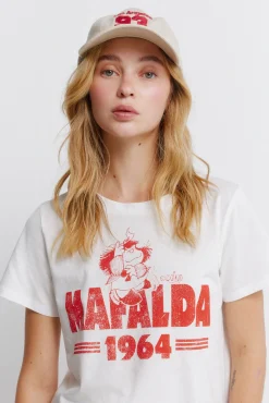 Outlet Springfield T-shirt "Mafalda" blanc