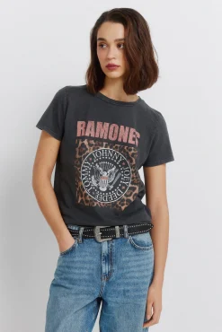 Online Springfield T-shirt "Ramones" gris