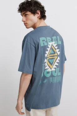 Online Springfield T-shirt Rbel natif bleu
