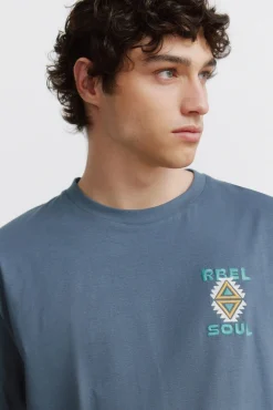 Online Springfield T-shirt Rbel natif bleu