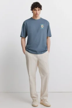Online Springfield T-shirt Rbel natif bleu