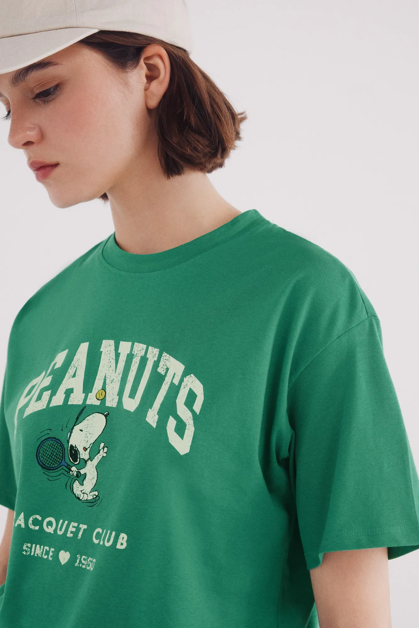 New Springfield T-shirt Snoopy Peanuts vert