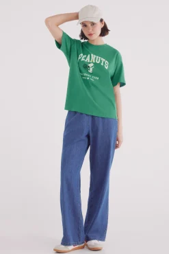 New Springfield T-shirt Snoopy Peanuts vert