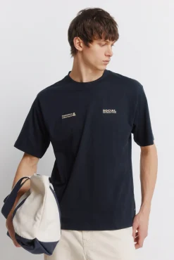 Clearance Springfield T-shirt social interaction bleu