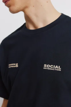 Clearance Springfield T-shirt social interaction bleu
