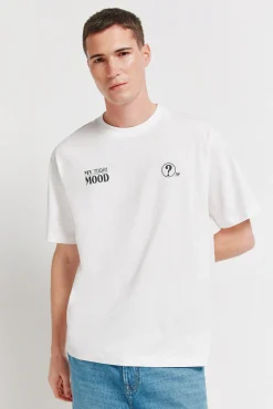 Hot Springfield T-shirt today's mood blanc
