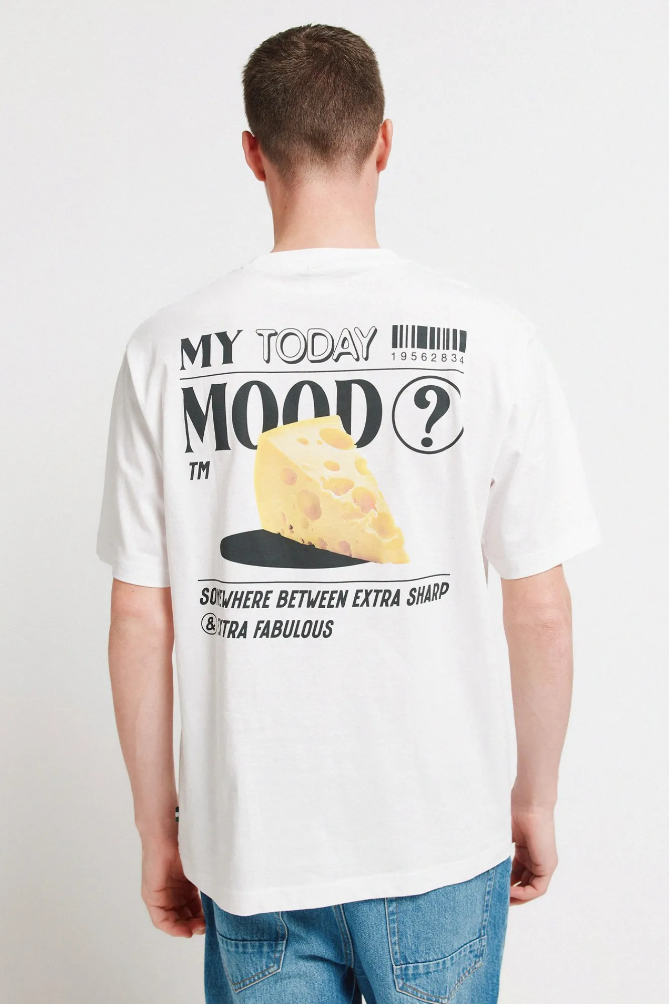 Hot Springfield T-shirt today's mood blanc
