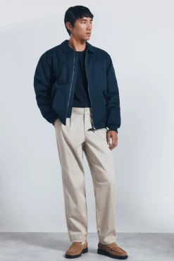 Clearance Springfield Veste aviateur rembourrée bleu