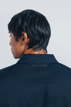 Clearance Springfield Veste aviateur rembourrée bleu