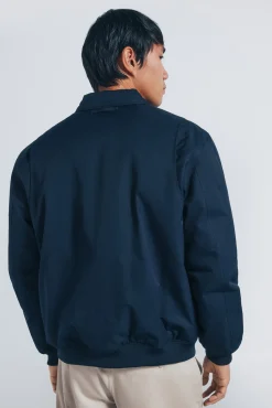 Clearance Springfield Veste aviateur rembourrée bleu
