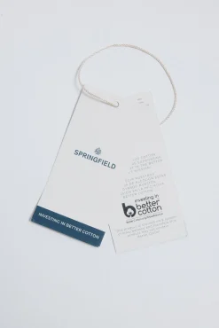 New Springfield Veste en jean en coton bleu